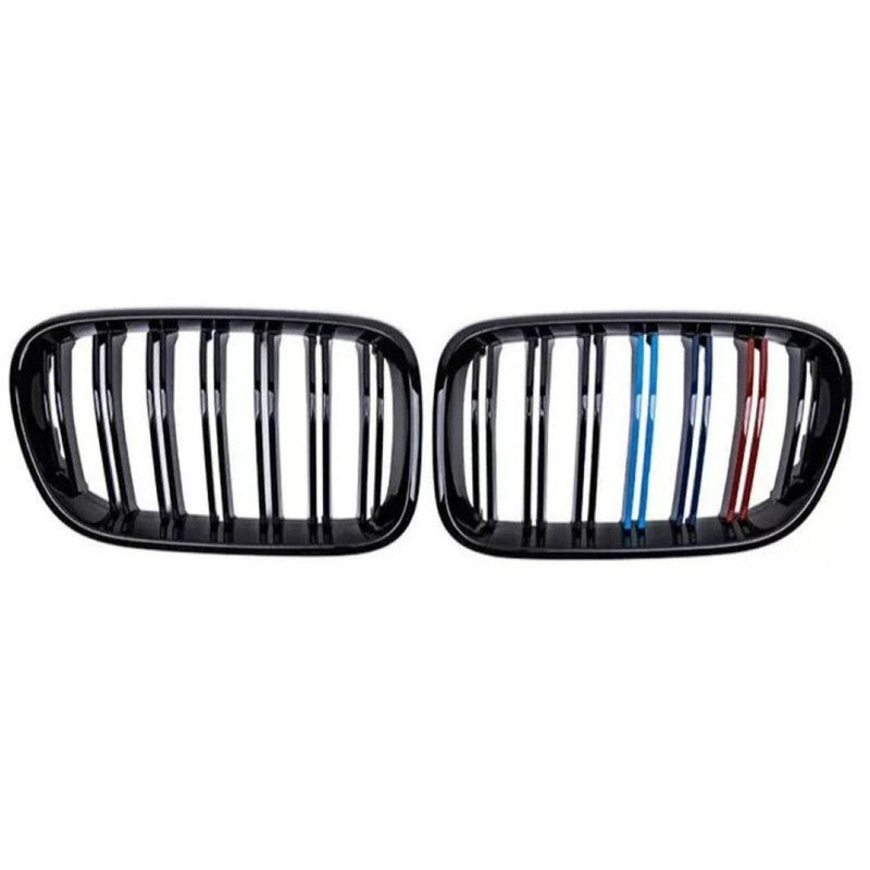 Car Craft Compatible With Bmw X3 X4 F25 F26 2010-2013 Front Bumper M Tri Colour Show Grill