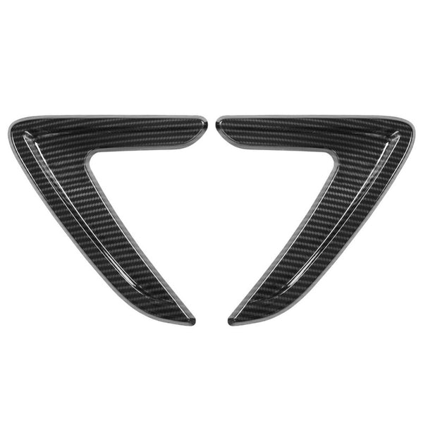 Car Craft Compatible With Bmw 3 Series F30 F80 2012-2018 Side Wing Air Flow Fender Grill Outlet Intake Vent Trim Carbon Fiber Look