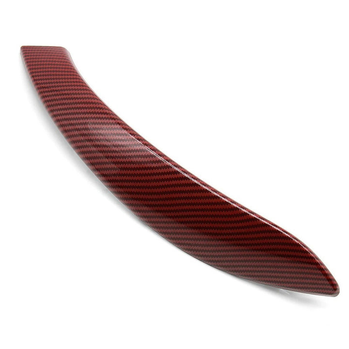 Car Craft Compatible With Bmw 3 Series F30 2012-2018 3 Series Gt F34 2012-2018 4 Series F36 F32 F33 F80 F82 F83 Interior Car Door Pull Handle Outer Cover Trim Panel 51417275488r Red Carbon Fiber Right CC-7840 - CAR CRAFT INDIA