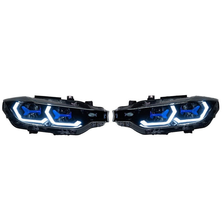 Car Craft Compatible With Bmw 3 Series F30 2012-2015 Car Front Upgraded Head Light Lamp Xenon Headlight Retrofit Upgrade Matrix Modified Led Drl Hid For Xenon Car