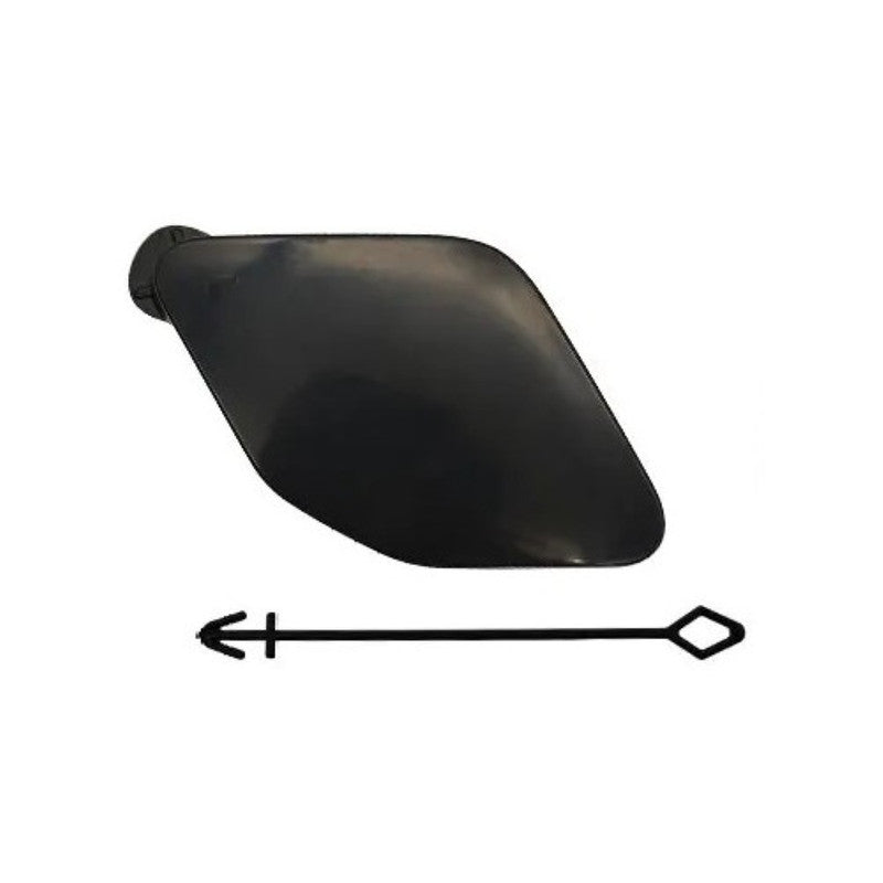 Car Craft Compatible With Bmw 3 Series F30 Lci 2016-2019 Front Bumper Tow Hook Towing Tochan Trailer Cover 51117396837 Unpainted - CAR CRAFT INDIA