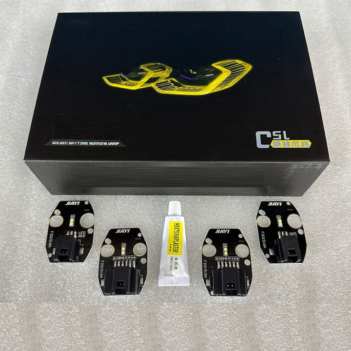 Car Craft Compatible With Bmw 2 Series F22 F23 M240i F87 M2 Facelift 2018-2021 Led Style Headlight Drl Daytime Running Light Angel Eye Led Module Yellow Color Csl Style