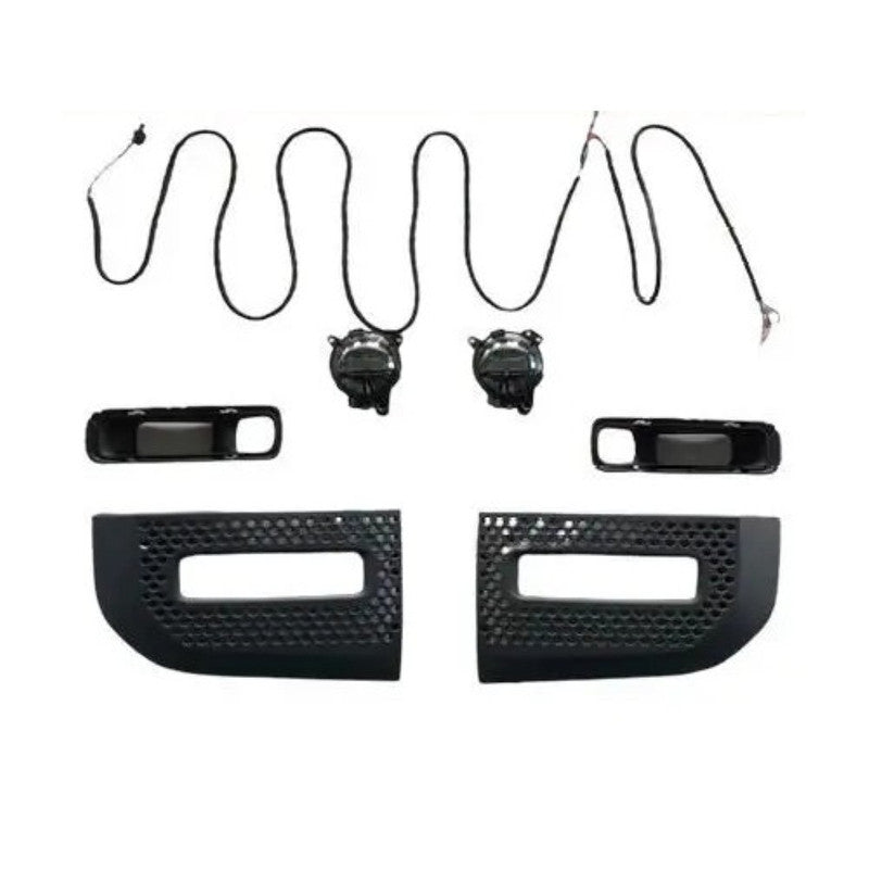 Car Craft Compatible With Range Land Rover Defender 90/110 L663 Lr129997 2020+ Front Bumper Fog Lamp Light Kit - CAR CRAFT INDIA