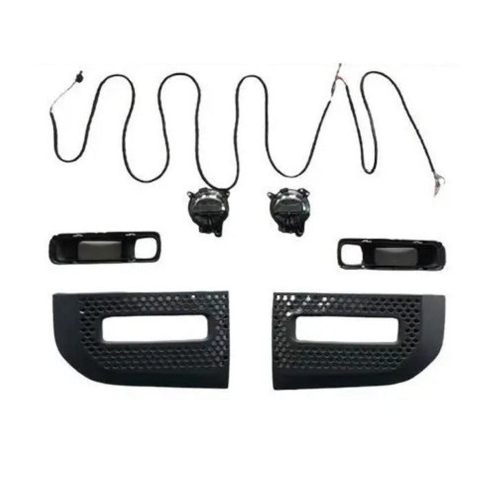 Car Craft Compatible With Range Land Rover Defender 90/110 L663 Lr129997 2020+ Front Bumper Fog Lamp Light Kit - CAR CRAFT INDIA