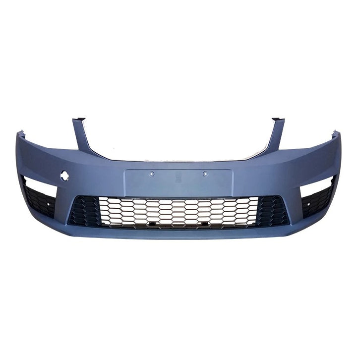 Car Craft Compatible With Skoda Octavia Iii 2013-2016 Upgrade Facelift Convert To Rs Vrs Style Front Bumper Bodykit Fog Lamp Light Grill Mesh