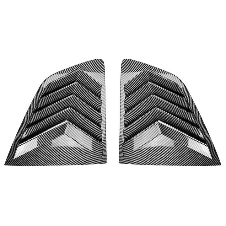 Car Craft Compatible With Bmw X3 G01 2018-2024 Rear Side Window Mirror Louver Spoiler Cover Carbon Fiber Look Zst-836 Cf