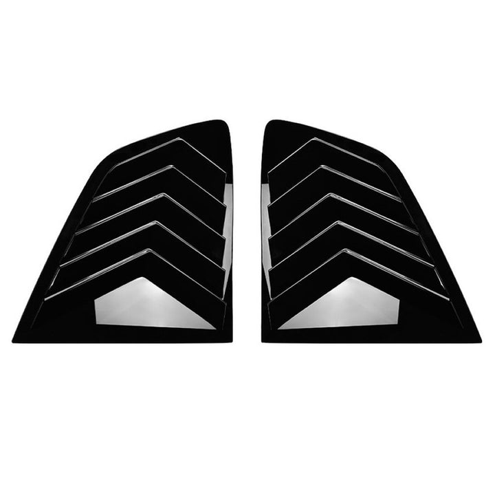 Car Craft Compatible With Bmw X3 G01 2018-2024 Rear Side Window Mirror Louver Spoiler Cover Glossy Black Zst-836 Gb