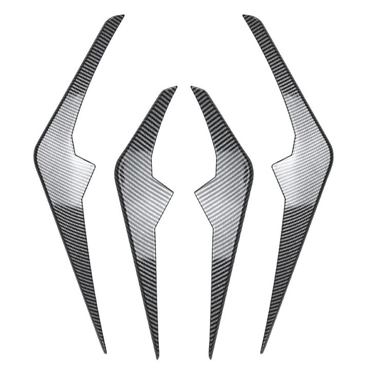 Car Craft Compatible With Bmw X6 G06 Lci 2023+ M Sport X6m Front Bumper Canard Lip Splitter Skirts Winglet Apron Spoile Air Vent Zst-1016 Carbon Fiber Look