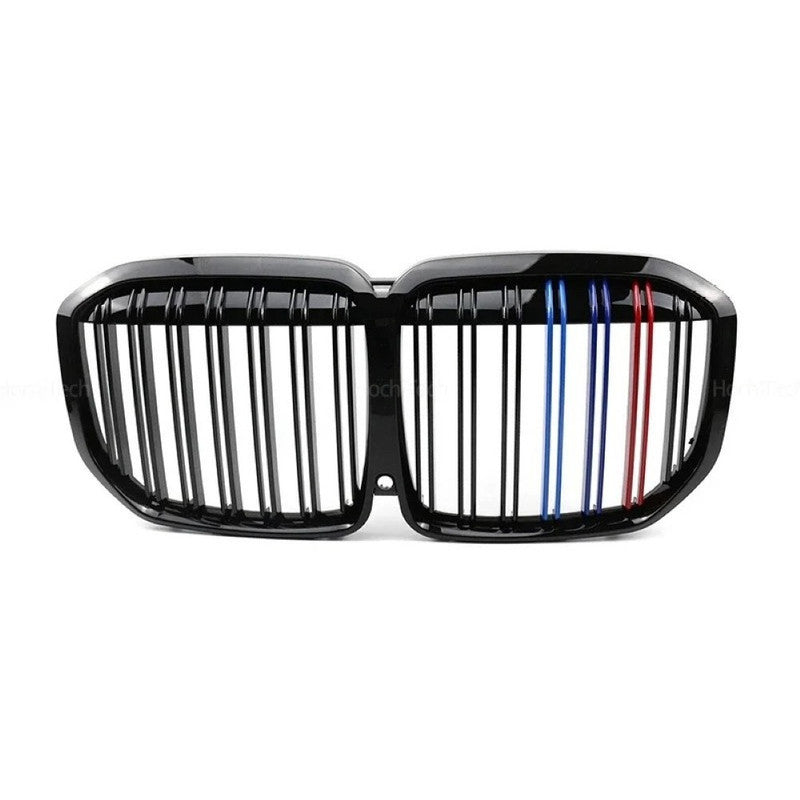 Car Craft Compatible With Bmw X7 G07 2019-2021 Front Bumper M Tri Colour Show Grill