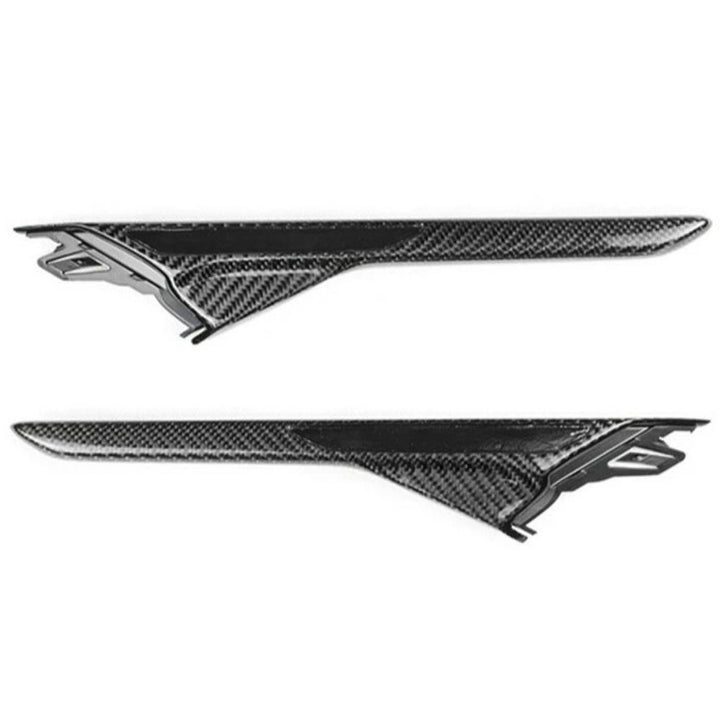 Car Craft Compatible With Bmw 5 Series G30 F90 M5 2017-2023 Side Fender Air Vent Trim Covers Real Carbon Fiber