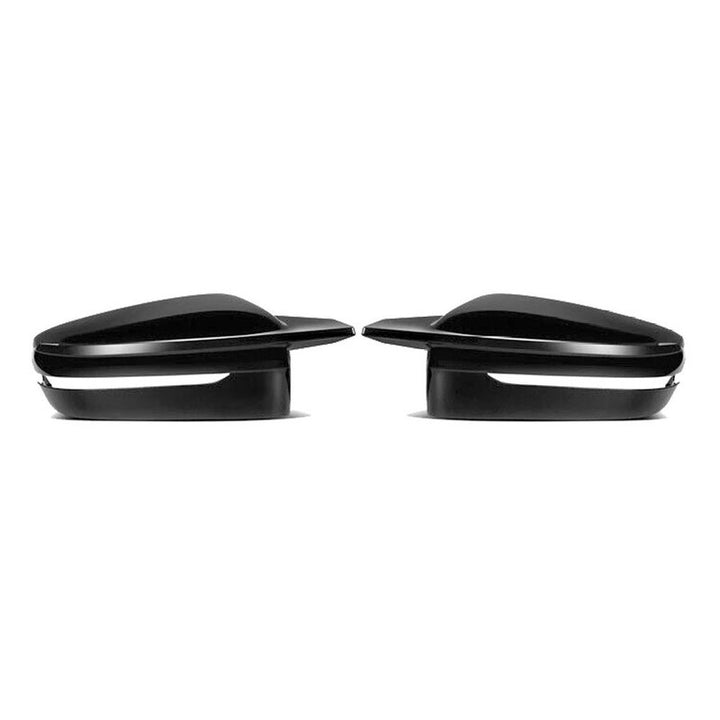 Car Craft Compatible With Bmw 3 Series G20 4 Series G22 5 Series G30 17-23 7 Series G12 16-23 8 Series G14 M3 M4 M5 M6 M7 Side Rear View Case Wing Cap Shell Housing Mirror Covers Glossy Black M3L