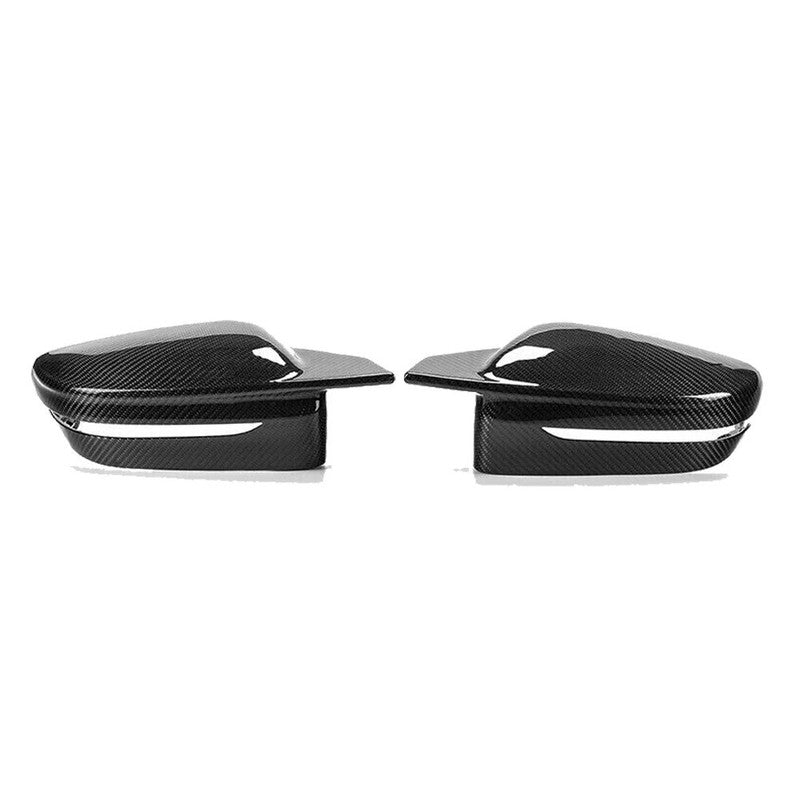 Car Craft Compatible With Bmw 3 Series G20 4 Series G22 5 Series G30 17-23 7 Series G12 16-23 8 Series G14 M3 M4 M5 M6 M7 Side Rear View Case Wing Cap Shell Housing Mirror Covers Carbon Look M3L - CAR CRAFT INDIA