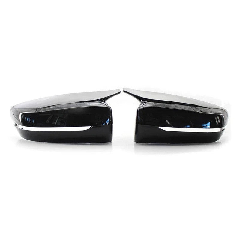 Car Craft Compatible With Bmw 4 3 Series G20 19-24 G22 5 Series G30 17-23 7 Series G12 16-23 8 Series G14 M3 M4 M5 M6 M7 Side Rear View Case Door Wing Cap Shell Housing Mirror Covers Glossy Black REG - CAR CRAFT INDIA