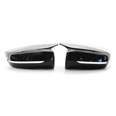 Car Craft Compatible With Bmw 4 3 Series G20 19-24 G22 5 Series G30 17-23 7 Series G12 16-23 8 Series G14 M3 M4 M5 M6 M7 Side Rear View Case Door Wing Cap Shell Housing Mirror Covers Glossy Black REG - CAR CRAFT INDIA
