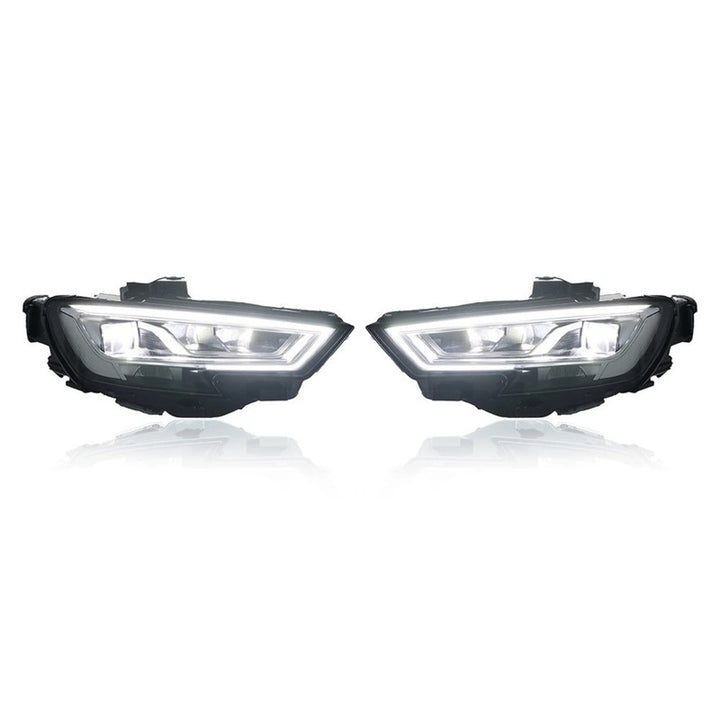 Car Craft Compatible With Audi A3 2017-2021 Helogen Car Front Upgraded Head Light Lamp Xenon Headlight Retrofit Upgrade Modified Led Drl Hid Led Style