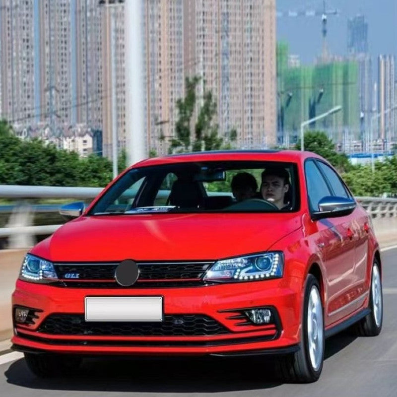 Car Craft Compatible With Vw Volkswagen Jetta Mk6 2015-2017 Upgrade Facelift Convert Gli Line Style Front Bumper Bodykit