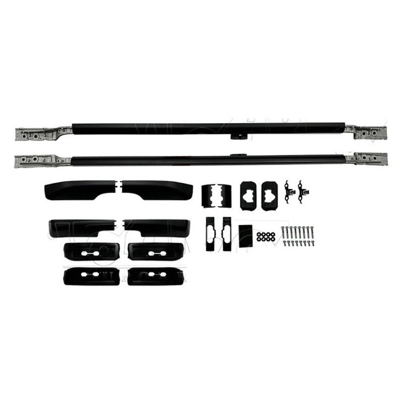 Car Craft Compatible With Toyota Land Cruiser Lc300 2022+ Roof Rail Rack Bar Ar-tyta-0148 Bl Black CC-8561 - CAR CRAFT INDIA