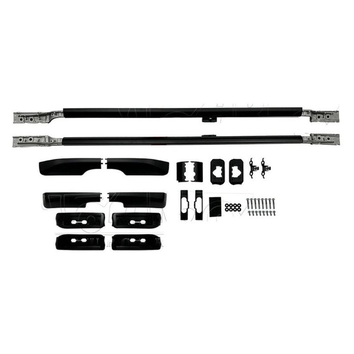Car Craft Compatible With Toyota Land Cruiser Lc300 2022+ Roof Rail Rack Bar Ar-tyta-0148 Bl Black CC-8561 - CAR CRAFT INDIA