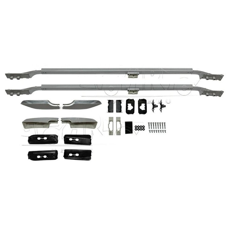 Car Craft Compatible With Toyota Land Cruiser Lc300 2022+ Roof Rail Rack Bar Ar-tyta-0149 Sl Silver Chrome CC-8562 - CAR CRAFT INDIA