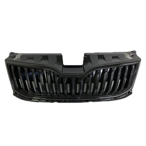 Car Craft Compatible With Skoda Octavia Iii 2017-2019 Rs Vrs Style Front Bumper Show Grill Black