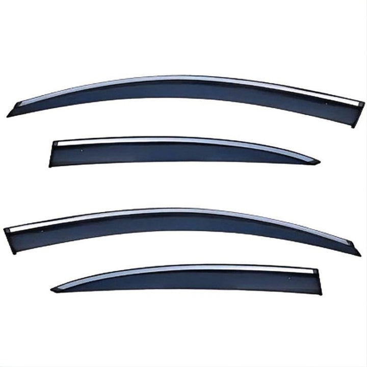 Car Craft Compatible With Skoda Octavia 2014-2017 Rain Shine Side Window Wind Deflectors Rain Sun Guard Door Visor Doorvisor Deflector Visor Shades Ventvisor Strip CC-7736 - CAR CRAFT INDIA