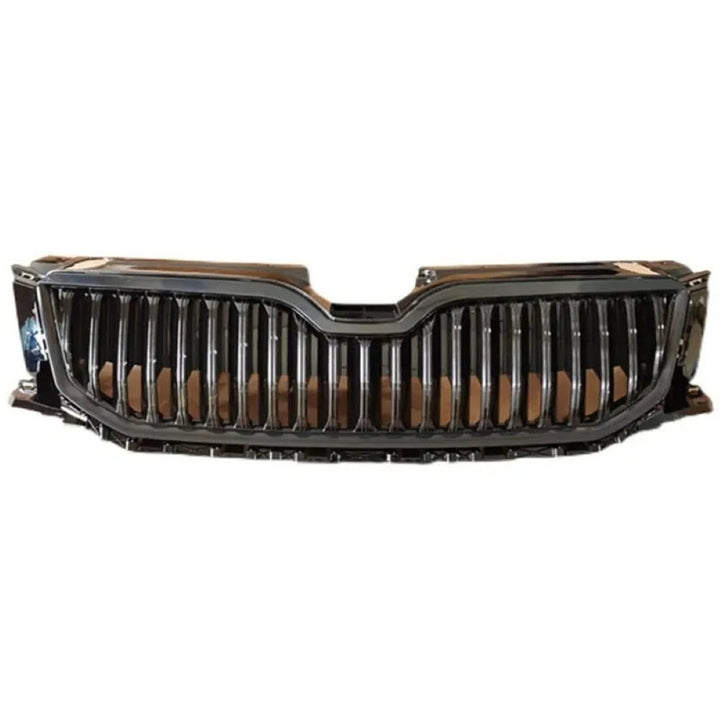 Car Craft Compatible With Skoda Octavia Iii 2013-2016 Rs Vrs Style Front Bumper Show Grill Black