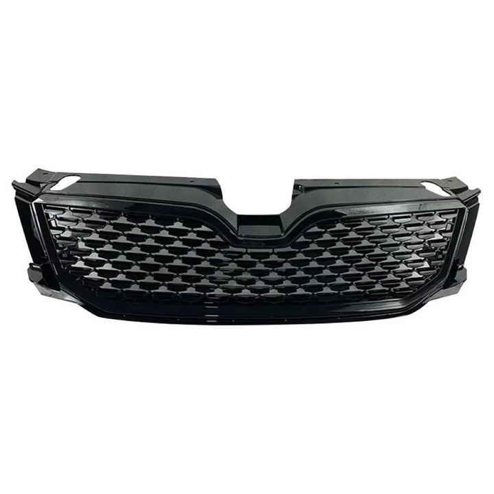 Car Craft Compatible With Skoda Octavia Iii 2017-2019 Rs Vrs Style Front Bumper Show Grill Hoenycomb Black