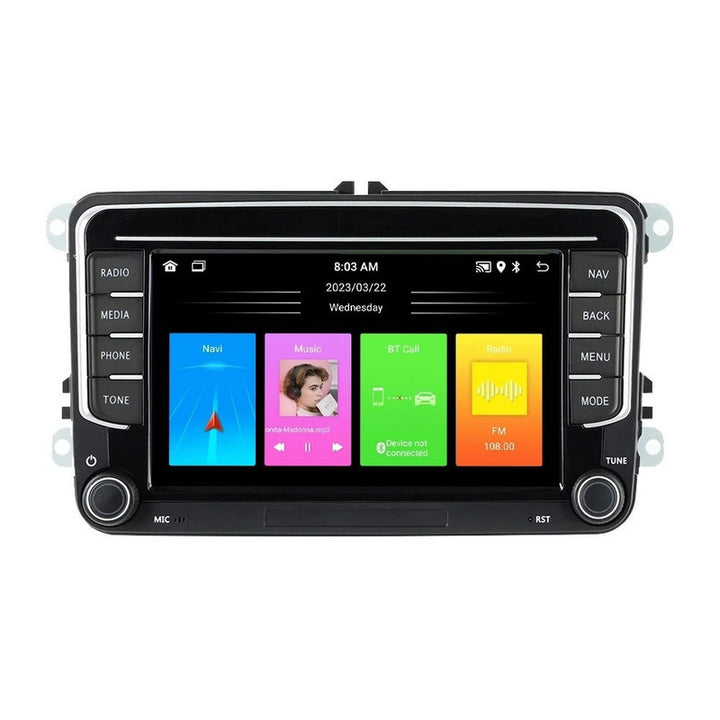 Car Craft Compatible With Volkswagen Polo Jetta Passat Golf 5 6 Cc Skoda Fabia Octavia Superb Android Multimedia Infotainment Touchscreen Dvd Player Wireless Carplay Android Auto 2gb +32gb 7 Inch