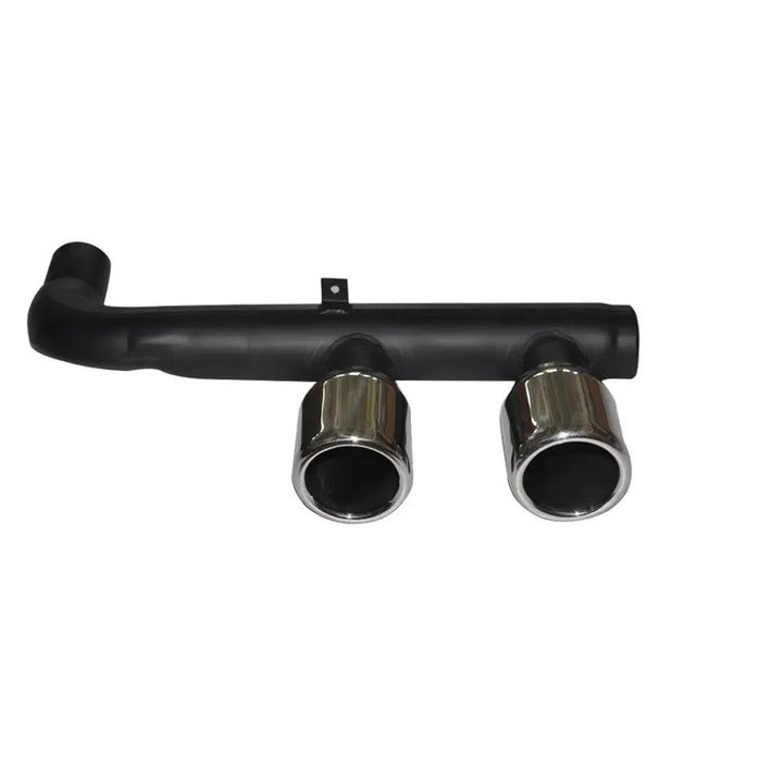 Car Craft Compatible With Vw Volkswagen Polo 2010-2024 Upgrade Facelift Convert To R400 R Line Style Rear Bumper Exhaust Tip Tailgate Pipe Silensor