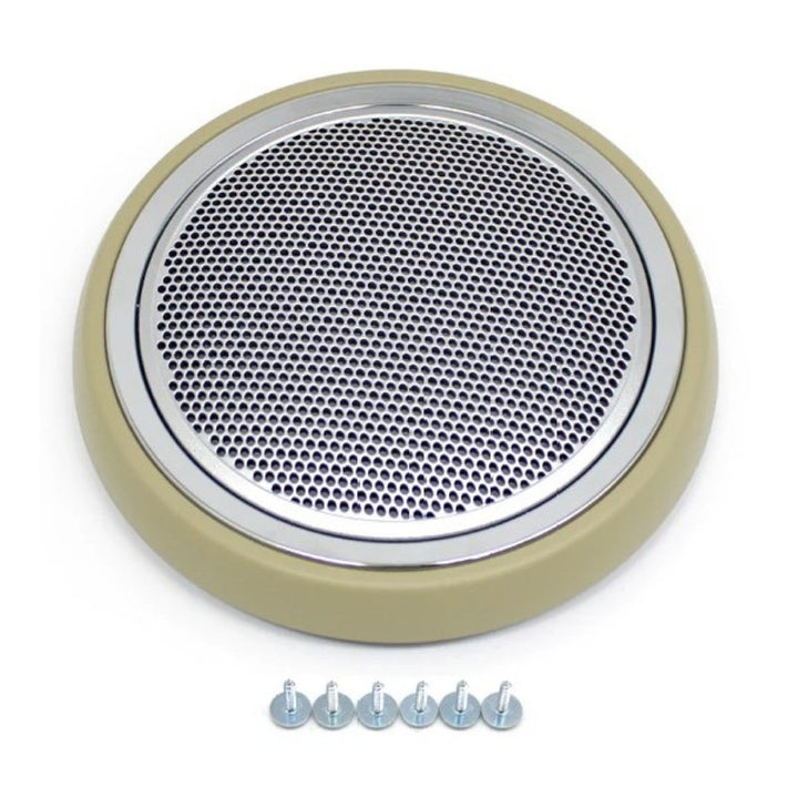 Car Craft Compatible With Mini Cooper Clubman R55 08-14 R58 12-15 R56 07-14 R57 09-15 R59 12-14 R56 N 09-13 Car Front Door Woofer Speaker Grill Cover 51417316339 Light Beige