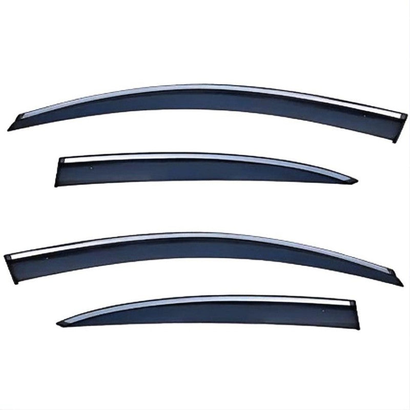 Car Craft Compatible With Hyundai Verna 2010-2016 Rain Shine Side Window Wind Deflectors Rain Sun Guard Door Visor Doorvisor Deflector Visor Shades Ventvisor Strip CC-7701 - CAR CRAFT INDIA