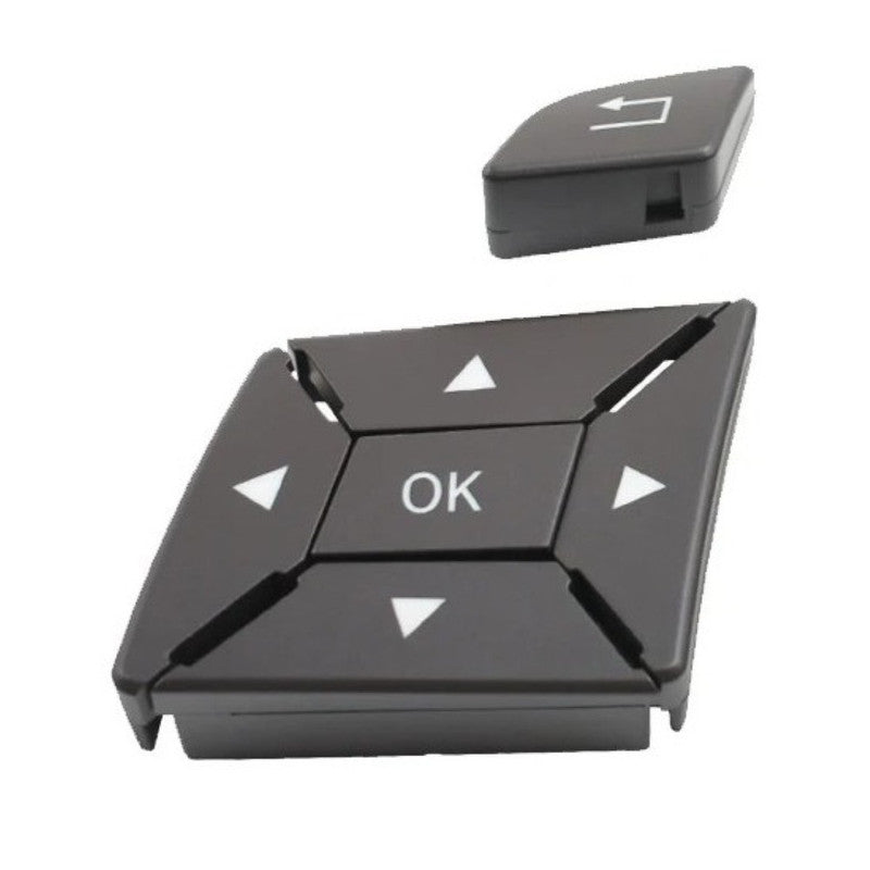 Car Craft Compatible With Mercedes Ml Class 11-15 W166 Gl Class 2013-2015 W166 G Class G Wagon 2013-2018 W463 Steering Wheel Menu Control Switch Knob Button Cover 16690528008490 Moka Left A CC-7854 - CAR CRAFT INDIA