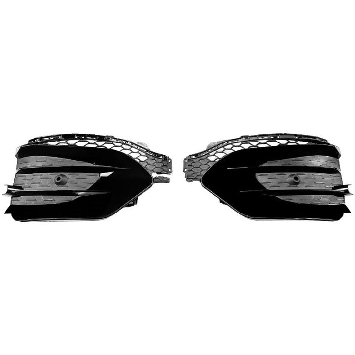Car Craft Compatible With Mercedes Benz Gle Class W167 2019-2023 Amg Line Front Bumper Fog Lamp Light Grill Cover Frame Zst-920