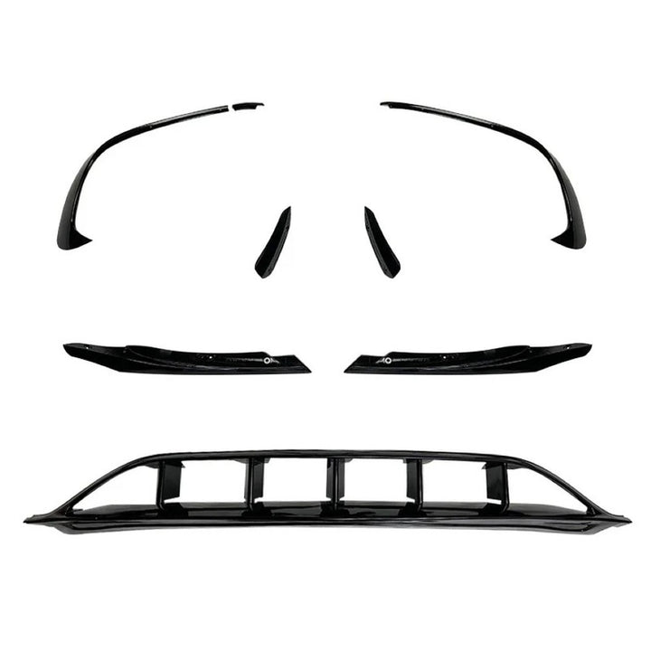 Car Craft Compatible With Mercedes Benz A Class W176 Lci 2016-2018 Amg Front Bumper Lip Skirt Splitter Spoiler Zst-166 Usa