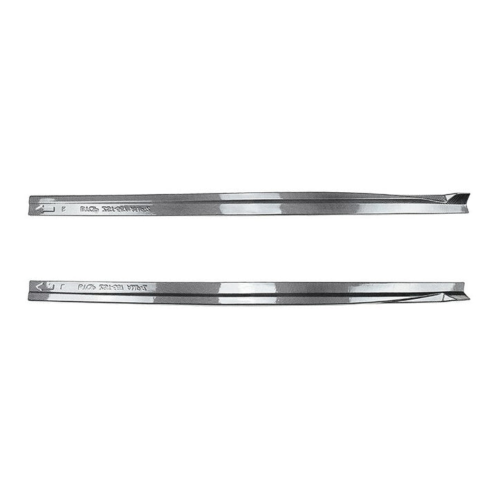 Car Craft Compatible With Mercedes Benz A Class W177 2018+ Hatchback Amg Side Skirts Splitter Running Board Zst-568 Carbon Fiber Look