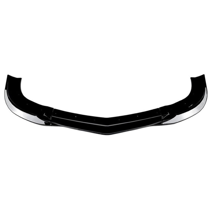 Car Craft Compatible With Mercedes Benz C Class W204 2007-2010 Amg Front Bumper Lip Splitter Diffuser Skirst Flag Canard Glossy Black Zst-853 Gb