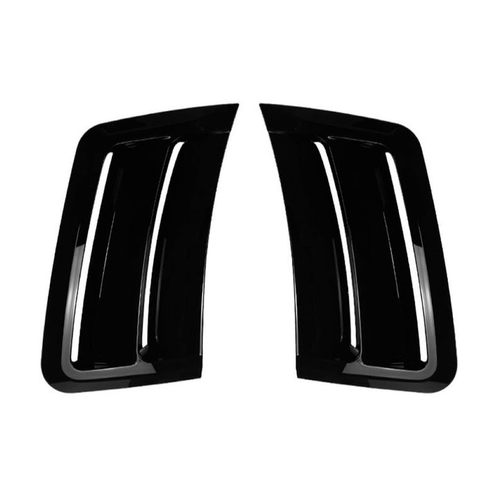 Car Craft Compatible With Mercedes Benz C Class W204 2007-2014 Front Bumper Side Air Vent Splitter Side Skirts Flag Canard Glossy Black Zst-852 Gb