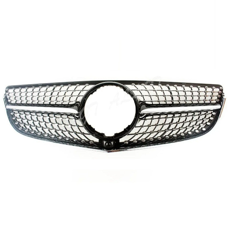 Car Craft Compatible With Mercedes Benz E Class Coupe W207 Lci 2014-2016 Car Front Racing Bumper Show Grille Diamond Black - CAR CRAFT INDIA