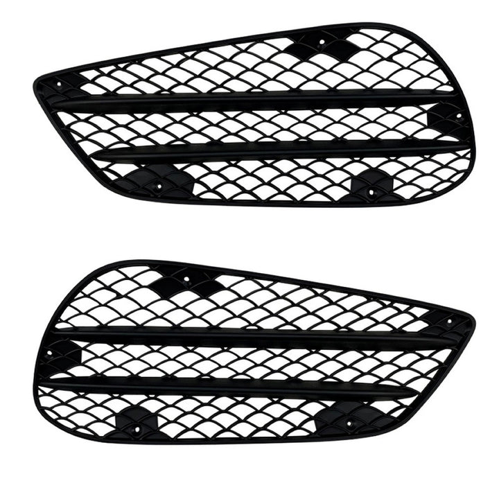 Car Craft Compatible With Mercedes Benz E Class Lci W212 2012-2015 Front Bumper Fog Lamp Light Grill Cover Frame