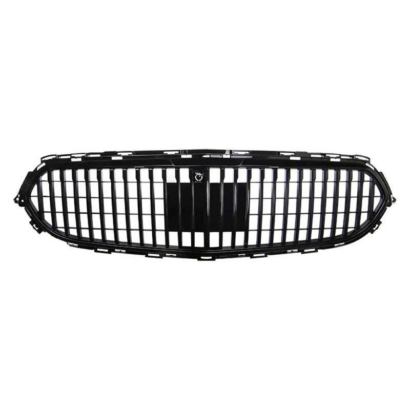 Car Craft Compatible With Mercedes Benz E Class W213 Lci 2020-2024 Car Front Racing Bumper Show Grille Maybach Style Black With Radar Sensor - CAR CRAFT INDIA