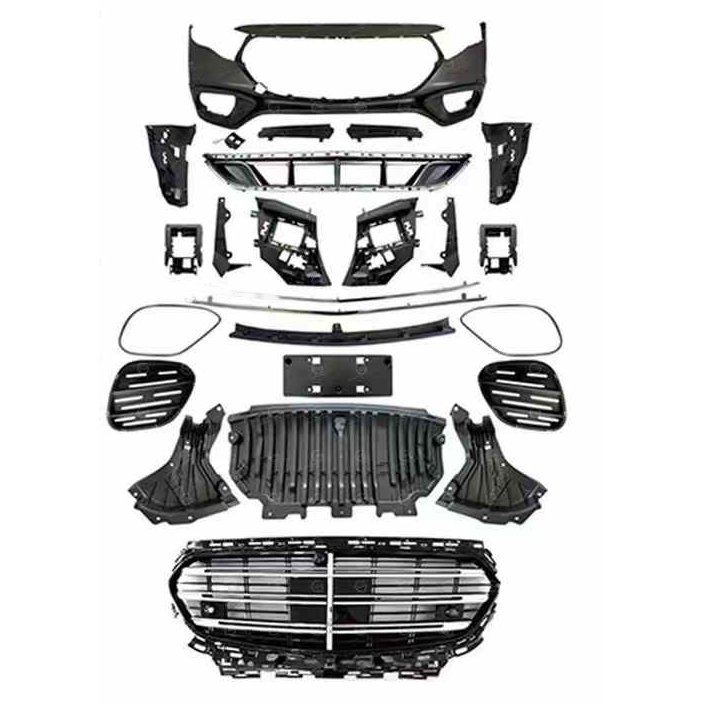 Car Craft Compatible With Mercedes E Class W214 2024+ Upgrade Convert To 2024 S63 Style Kit Bumper Grill Bodykit