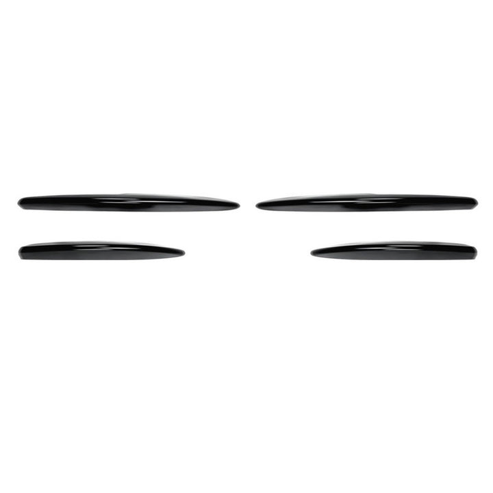 Car Craft Compatible With Mercedes Benz E Class W214 2024+ Front Amg Bumper Fog Lamp Light Air Intake Trim Skirts Splitters Canard Glossy Black Zst-774 Gb