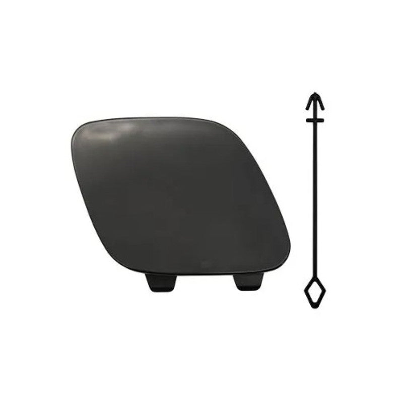 Car Craft Compatible With Mercedes Benz E Class W214 2024-2026 Rear Bumper Tow Hook Towing Tochan Trailer Cover 2148854500 Unpainted B - CAR CRAFT INDIA