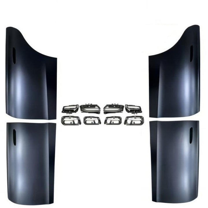 Car Craft Compatible With Mercedes Benz S Class W221 2006-2014 Upgrade Facelift Convert To 2024 Lci Maybach Bodykit Pop Up Door Panel With Handle Oem Style 1:1 CC-8554