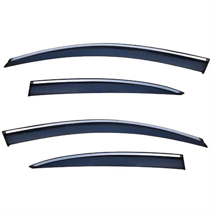 Car Craft Compatible With Mercedes Glc Coupe W253 X253 2016-2022 Rain Shine Side Window Wind Deflectors Rain Sun Guard Door Visor Doorvisor Deflector Visor Shades Ventvisor Strip CC-7721 - CAR CRAFT INDIA