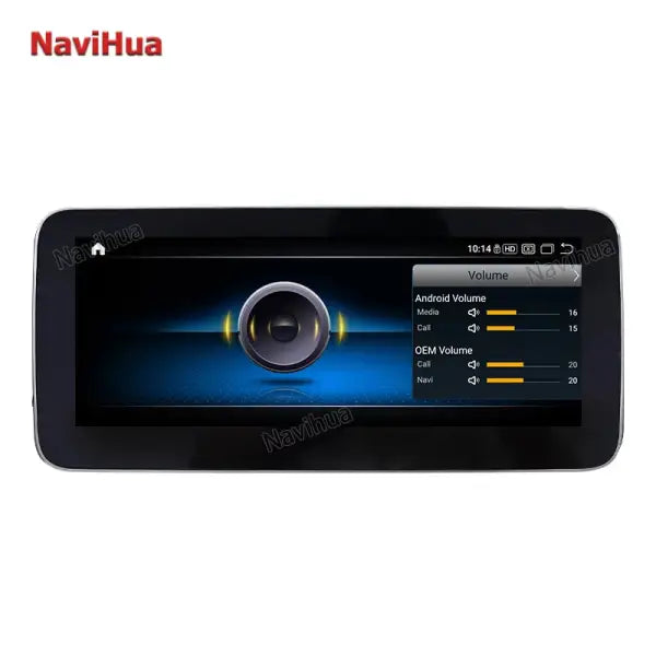 10.25" 12.3" Autoradio Android Touch Screen Car GPS Stereo Navigation System Audio for Mercedes Benz C Class NTG5.1 5.0