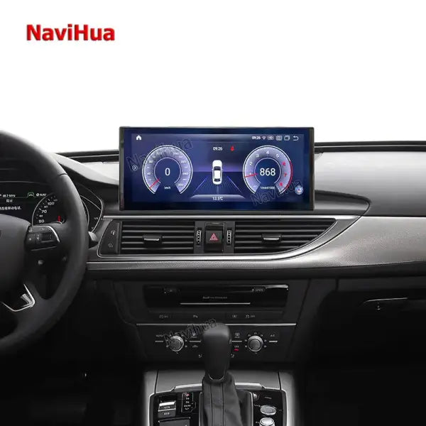 10.25 Inch Android 11 GPS Navigation Multimedia System Car DVD Player Car Radio Stereo for Audi A6L-A7 2012-2018