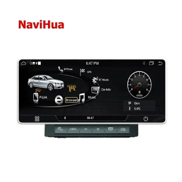 10.25 Inch Touch Screen Car Radio Audio GPS Navigation System Android Car DVD Player Stereo for Audi A6 C6 2005-2011