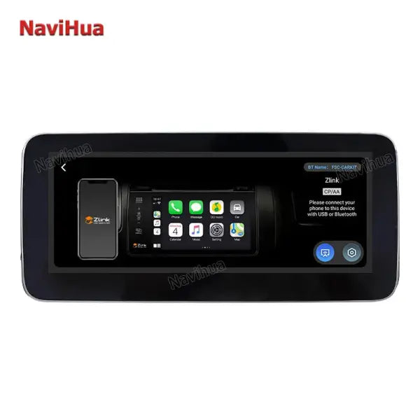 10.25" Portable Android Car DVD Player Autoradio with GPS Navigation Stereo Function for Mercedes Benz C Class NTG5.1