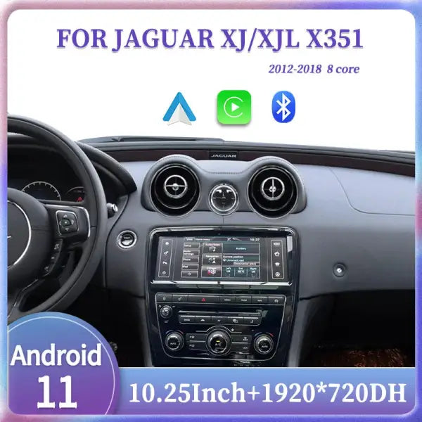 10.25"For Jaguar XJ XJL X351 2012-2018 Android 11 GPS Radio Multimedia Player Wireless Carplay Auto Original Car OEM Menu